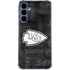 NFL Kansas City Chiefs Black & White Galaxy A35 5G Clear Case